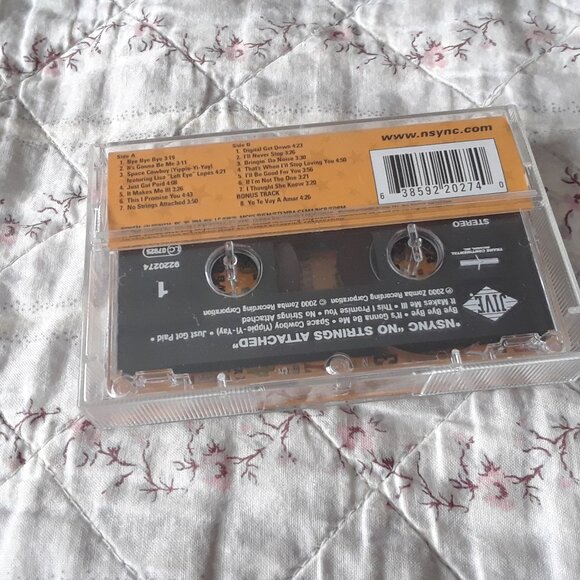 Nsync No Strings Attached Cassette Tape - Picture 3 of 5